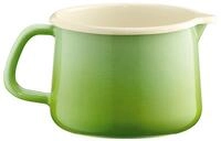 Riess, 0672-036, Schnabeltopf &Oslash; 12cm, SMARAGD, Emaille, Vol. (rec.): 1,0...