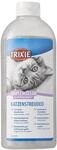 TRIXIE Simple'n'Clean Katzenstreu-Deo Babypuderduft, geruchsbindend &ndash; 750 g 