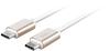 Artwizz USB-C Cable to USB-C Male 2m USB-C Kabel mit Aluminiumgehäuse Gold...