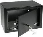 HMF 49200-02 Safe Tresor mit Schl&uuml;ssel, M&ouml;beltresor | 31 x 20 x 20 cm |...