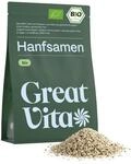 GreatVita Bio Hanfsamen, gesch&auml;lt, 1 kg | DE-&Ouml;ko-037, reich an Proteinen,