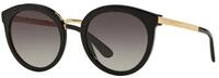 DOLCE & GABBANA Damen 0DG4268 501/8G 52 Sonnenbrille, Schwarz (Black/Gradient)