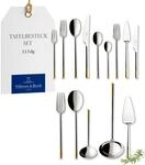 Villeroy & Boch - Ella Teilvergoldet Besteckset 113-teilig Silber,