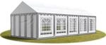 TOOLPORT Party-Zelt Festzelt 4x10 m Garten-Pavillon -Zelt PVC Plane 700 N in