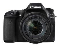 Canon EOS 80D DSLR Digitalkamera inkl. EF-S 18-135mm F3.5-5.6 is USM Objektiv (24,2