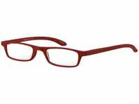 I NEED YOU Lesebrille Zipper / +3.00 Dioptrien / Rot