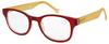 I NEED YOU Lesebrille Rio / +1.00 Dioptrien/Rot-Gelb, 1er Pack