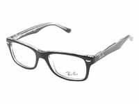 Ray-Ban Unisex - Kinder Brillengestell RY1531, Schwarz (Top Black On Transparent), 48
