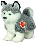 Teddy Hermann 92701 Hund Husky 23 cm, Kuscheltier mit idealem Recyclinganteil