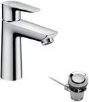 hansgrohe Waschtischarmatur Talis E, Wasserhahn Bad mit Auslauf H&ouml;he 110 mm,...