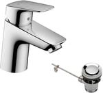 hansgrohe 71170000 Waschtischarmatur Logis, Wasserhahn Bad mit Auslauf H&ouml;he 70...