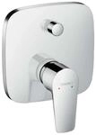 hansgrohe Wannenarmatur Talis E, Unterputz Badarmatur f&uuml;r 2 Funktionen, Chrom