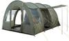 CampFeuer Zelt TunnelX für 4 Personen | Olivgrün | Tunnelzelt mit 3 Eingängen,