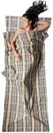 Cocoon Baumwoll-Reisetuch, kariert, Beige