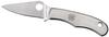 Spyderco C133P Erwachsene Taschenmesser Bug Knife, Plain, grau, One Size