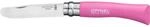 Opinel Kindermesser, rostfrei, Buchenholz, pink