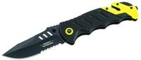 Herbertz TOP-Collection Rettungsmesser schwarz L&auml;nge ge&ouml;ffnet: 21.3 cm, 528612