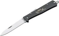 Otter 01OT002 Mercator-Messer aus Stahl in der Farbe Schwarz - Klinge 19,50 cm