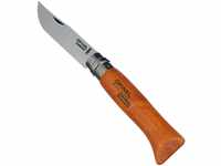 Opinel 113080 Carbon Erwachsene Messer-Größe 8-Nicht rostfrei, Natur, N° 08,