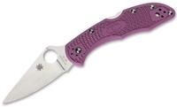 Spyderco Taschenmesser Delica Flat Ground Violett, violett, C11FPPR