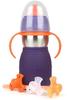 Kid Basix Safe Sippy 2 Die erste 2-1 Trinkflasche mit Strohhalm 330 ml, purple
