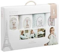 Sophie la Girafe &ndash; 4er-Set Windeln Sophie la Girafe &ndash; waschbare Windeln aus 100 %