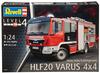 Revell 80-7452 Modellbausatz LKW 1:24 - Feuerwehr MAN TGM / Schlingmann HLF 20 VARUS