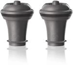 Vacu Vin 08840612 Vakuum Stopfen f&uuml;r Weinpumpe 2er Set grau