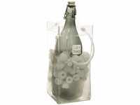 Gimex 17407 Ice Bag Basic Flaschenkühler 1 klar, 11 x 11 x 26.5
