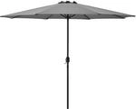 casa.pro Sonnenschirm &oslash;300cm 160g/m&sup2; Schirm Marktschirm Kurbelschirm Garten...
