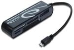 DeLOCK Micro USB OTG Card Reader 6 Slots - Kartenleser - USB, 91732