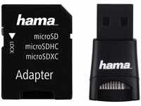 Hama microSD/microSDHC/microSDXC Adapter Set (USB 2.0), schwarz