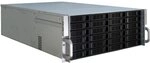 InteR-Tech 4U-4424 Supporto Nero, Argento (inteR-Tech Ipc 4U-4424)