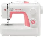 Singer Simple 3210 Freiarm-Nutzstich-N&auml;hmaschine, wei&szlig;-rosa