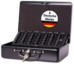 MAUL Geldkassette schwarz Stahlkasse mit Z&auml;hleinsatz & Schloss