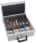 Wedo Geldz&auml;hlkassette Universa kombiniertes Stahlblechprogramm f&uuml;r Hart- und