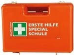 ACTIOMEDIC Erste-Hilfe-Kasten SCHULE, DIN 13157:2021, Orange | Notfallkoffer f&uuml;r