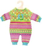 Heless 1666 - Strickstrampler f&uuml;r Puppen, Froschi, Gr&ouml;&szlig;e 28 - 35 cm