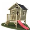 EXIT Toys Crooky 300 Holzspielhaus für Draußen - Mit Rutsche - Gartenhaus aus...