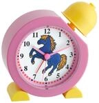 TFA Dostmann H&uuml;-&uuml;-&uuml; Kinder Wecker analog, 60.1011.12, Alarm mit Pferdewiehern,