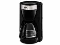 Tefal CM1808 Deflini Plus Glas-Kaffeemaschine mit Edelstahlelementen | 10-15 Tassen 