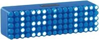 infactory Wecker Digital Design: LED-Designer-Wecker Blue 24" (Stylische Wecker,