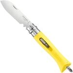 OPINEL No. 09 DIY, modifizierter Sandvik-Stahl 12C27, Abisolierer, Fadenschneider, 2