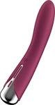 Satisfyer Spinning Vibe 1 - G-Punkt-Vibrator mit rotierendem Kopf (rot)