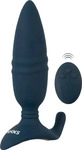 ANOS - Funkferngesteuerter, sto&szlig;ender Analvibrator (blau)