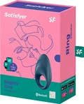 Satisfyer Mighty One - App-gesteuerter vibrierender Penisring f&uuml;r M&auml;nner (blau)