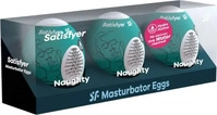 Satisfyer Egg Naughty - Masturbator-Ei Set (3 St&uuml;ck) transparent