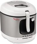 Moulinex Mega 2kg Fritteuse, Fritteuse mit &Ouml;l, Anti-Geruchs-Filter, regelbare