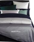 Curt Bauer Mako Satin Bettw&auml;sche Uni Gr&ouml;&szlig;e 135x200+80x80 cm Farbe 3616 Mattsilber