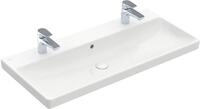 V&B M&ouml;belwaschtisch Avento 100x47cm, 2 HL, mit &Uuml;berlauf, wei&szlig;
